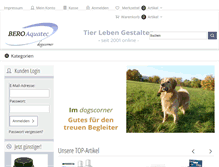 Tablet Screenshot of bero-aquatec.de